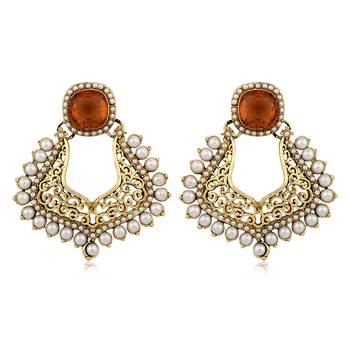 Multicolor diamond earrings 1