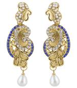 Multicolor diamond earrings