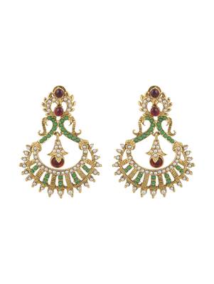 Multicolor diamond earrings 1
