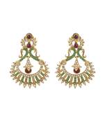Multicolor diamond earrings