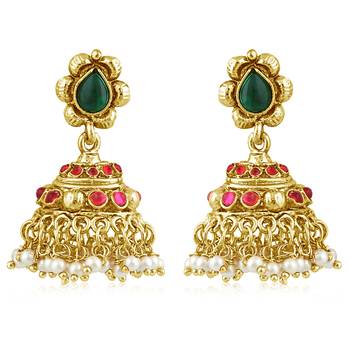 Multicolor diamond earrings 1