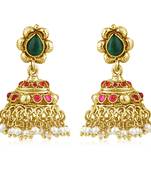 Multicolor diamond earrings