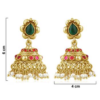 Multicolor diamond earrings 2
