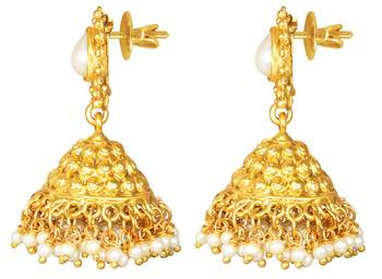 White diamond earrings 1