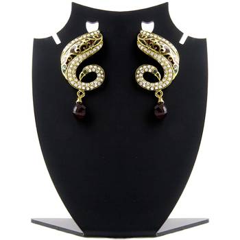 Multicolor diamond earrings 2