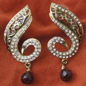 Multicolor diamond earrings 3