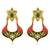 Multicolor diamond earrings