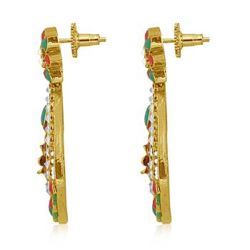 Multicolor diamond earrings 3