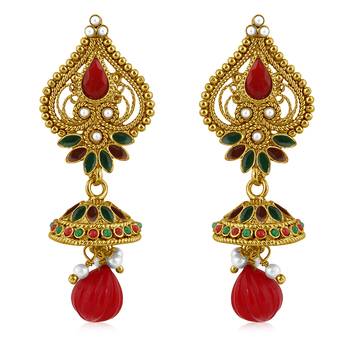 Multicolor diamond earrings 1