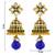 Multicolor diamond earrings