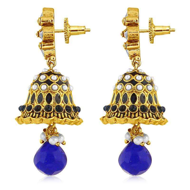 Multicolor diamond earrings