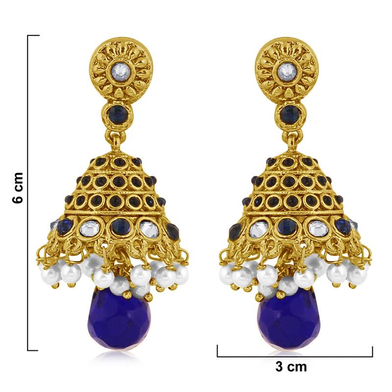 Multicolor diamond earrings