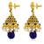 Multicolor diamond earrings