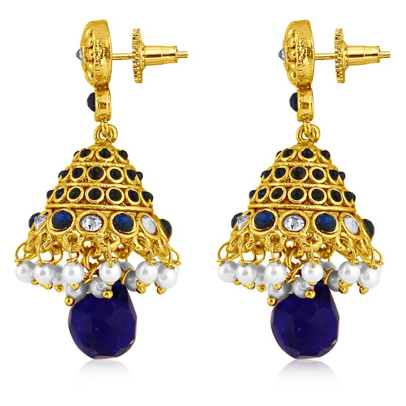 Multicolor diamond earrings
