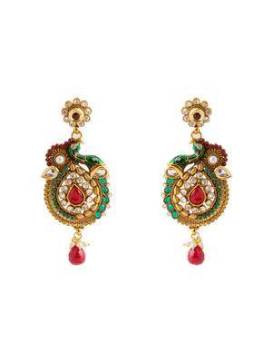 Multicolor diamond earrings 1