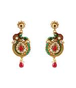 Multicolor diamond earrings