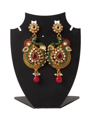 Multicolor diamond earrings 2