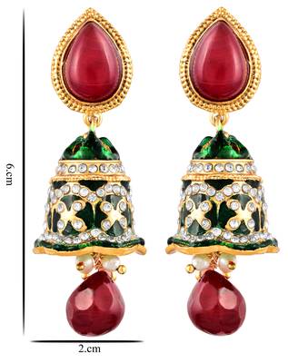 Multicolor diamond earrings 2