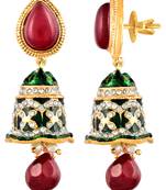 Multicolor diamond earrings
