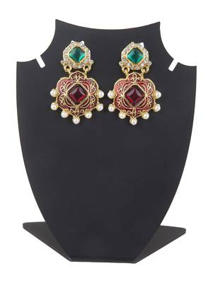 Multicolor diamond earrings 2