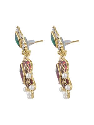 Multicolor diamond earrings 3