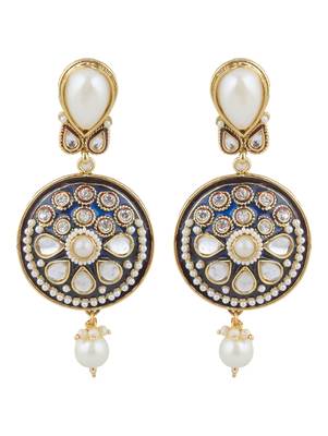 Multicolor diamond earrings 1