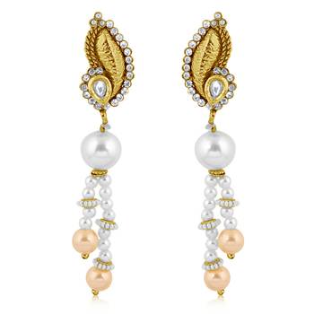 White diamond earrings 1