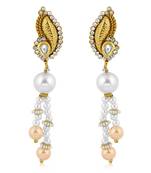White diamond earrings