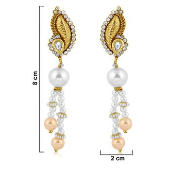 White diamond earrings 2