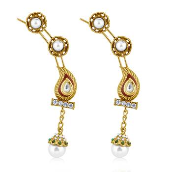 Multicolor diamond earrings 1