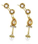 Multicolor diamond earrings