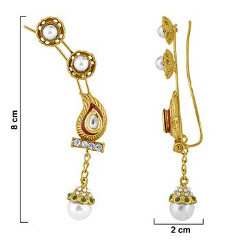 Multicolor diamond earrings 2
