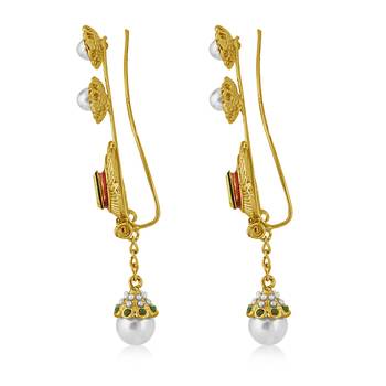Multicolor diamond earrings 3