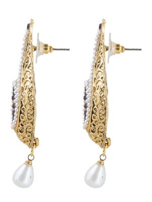 Multicolor diamond earrings 3
