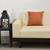 Texture Cushion Cover ( Pack of - 5, 45 x 45 cm, Orange )