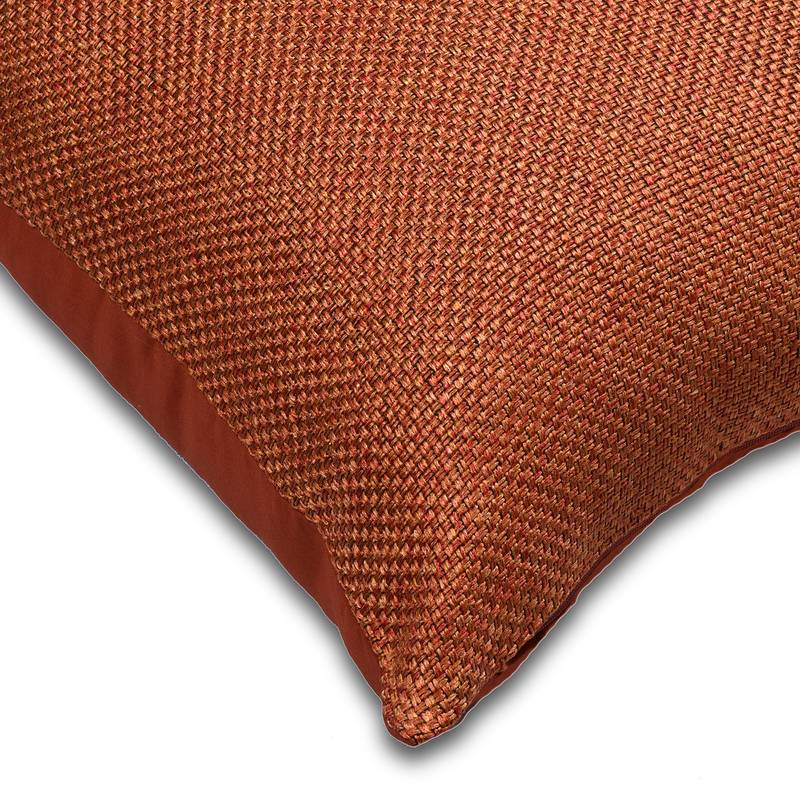 Texture Cushion Cover ( Pack of 5, 45 x 45 cm, Orange ) HOME AND WE 2583139