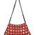 Maroon Beaded With Mirror Work Casual Poly Satin Shoulder Bags Women Hand Bag