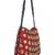 Maroon Beaded With Mirror Work Casual Poly Satin Shoulder Bags Women Hand Bag