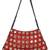 Maroon Beaded With Mirror Work Casual Poly Satin Shoulder Bags Women Hand Bag