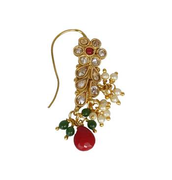 Multicolor Diamond Nose  Ring 1