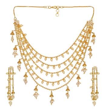 White Pearl Necklace  Sets 2