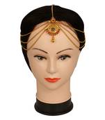 Multicolor Diamond Maang  Tikka