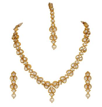 White Diamond Necklace  Sets 2