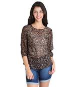 Multicolor Polyester Printed Polyester tops