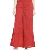 Red Dots Printed Palazzo