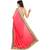 Navy blue embroidered georgette saree with blouse