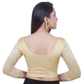 Gold Lycra Palin readymade blouse 4