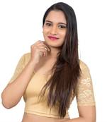 Gold Lycra Palin readymade blouse