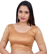 Gold Lycra Palin readymade blouse