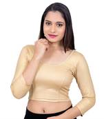 Gold Lycra Palin readymade blouse